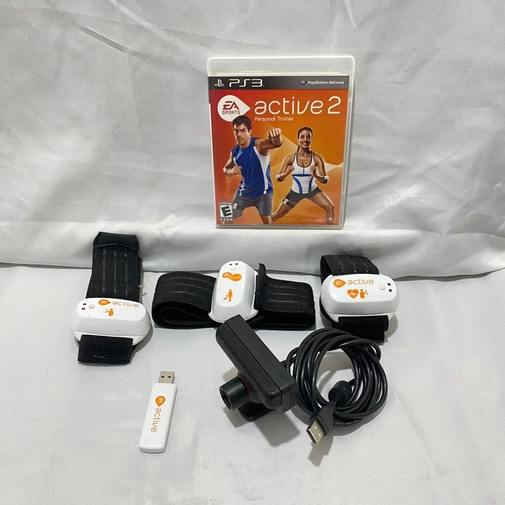 EA Sports Active 2 For Sony Disney 3 With Case And Accessories 2010 Working